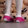 Baby moccasins PONKI CYCLAMENWHITE size 21-25
