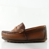 Baby moccasins PONKI GLASSES BROWN №22-25