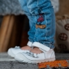 Baby shoes PONKI BAREFOOT Flower White №19-21