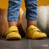Baby shoes PONKI Crossed YELLOW №22-25