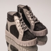 Baby sneakers PONKI MELLOW BLACK-SILVER №22-25