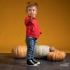 Baby sneakers with luminous sole PONKI CNW-RS BLACK №22-25
