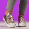 Baby sports shoes with luminous soles PONKI CNW-RS Gold №21-25