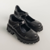 Children ballet flats PONKI XTRAVAGANZA BLACK SNAKE №31-36