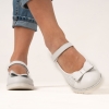 Children's ballerinas PONKI BELEZZA WHITE №31-36
