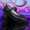 Children's Ballerinas PONKI QUITY BLACK, Sizes 31-36