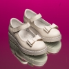 Balerini pentru copii **PONKI ELEGANZA Alb II** №31–36