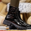 Children's Boots PONKI VENEZIA BLACK LAK Sizes 31–36