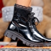 Children’s Elegant Boots PONKI JULIET BLACK-LAK Sizes 31–36