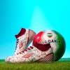 Children's football shoes-centipedes Dugana Red-White №31-35