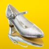 Children’s Formal Heeled Shoes  PONKI Ricercato SILVER №31-36