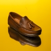 Children's moccasins PONKI ELEGANTE BROWN №26-30