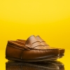 Children's moccasins PONKI GLASSES Brown №36-39