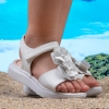 Children's sandals PONKI Delinda White #26-30