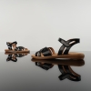 Children's sandals PONKI MINI ANGEL BLACK №31-36