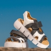 Children's sandals PONKI Mio White-Black #31-36