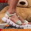 Children's sandals PONKI Misandre Beige-Green №31-36