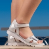 Children's sandals PONKI Pangara Silver №26-30