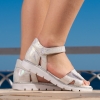 Children's sandals PONKI Pangara White №31-36