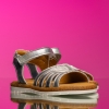 Children's sandals PONKI Robin SIlver II №26-30