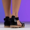 Children's sandals PONKI ROMANES BLACK №31-38