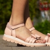 Children’s Sandals PONKI Rosette Powder Pink №26-30