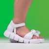 Children's sandals PONKI Soma White #31-36