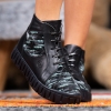 Children's sneakers PONKI Maiden Black-Green №31-36