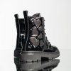 Cizme pentru copii **PONKI Lovewalks Black Patent**, mărimi **30–35**