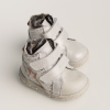 Ghete pentru bebeluși PONKI BAREFOOT Blendo Silver №20–23