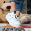 Junior sneakers PONKI Splint White-Darkblue №36-39
