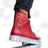 Youth boots PONKI WORLDE RED №36-39