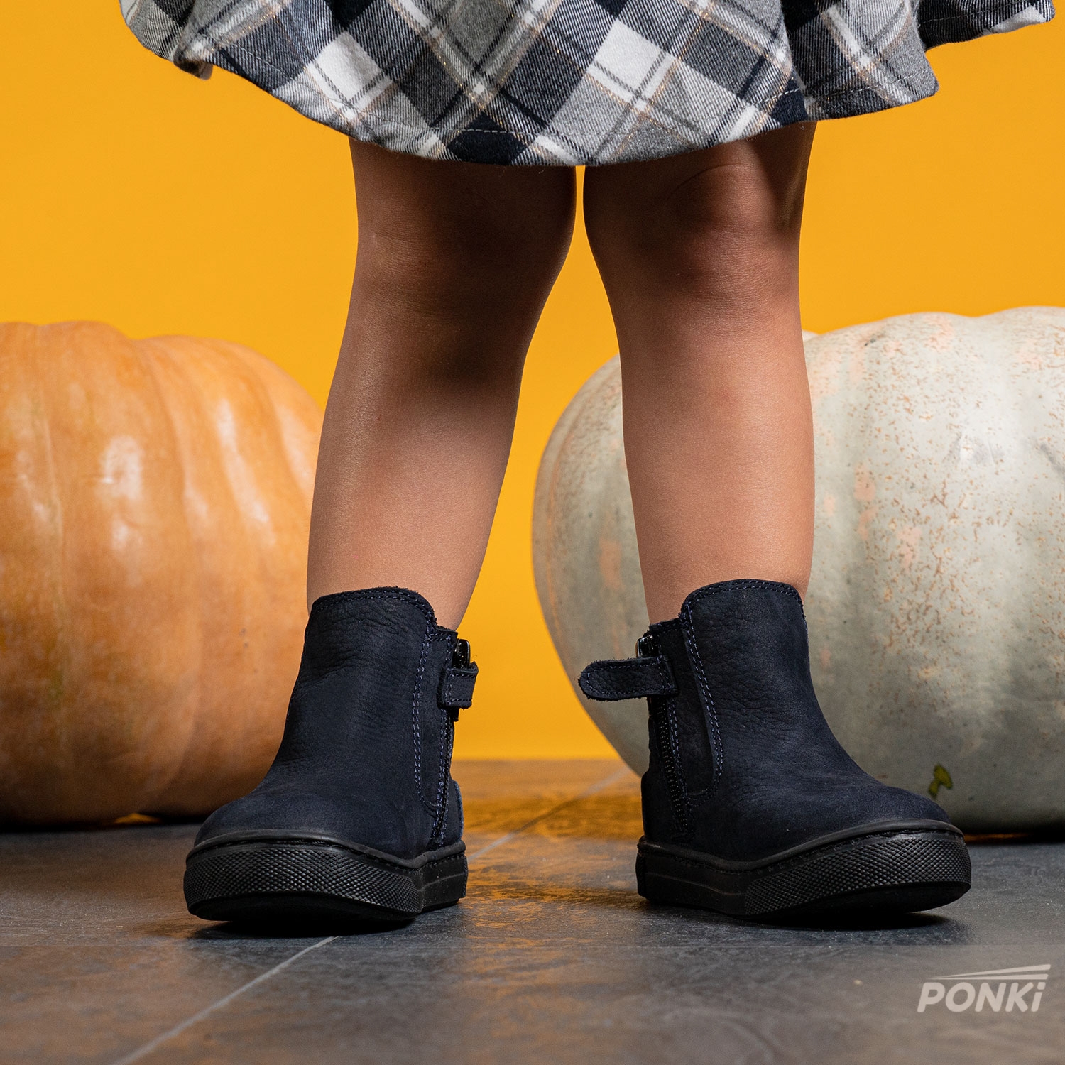 Baby autumn boots PONKI CHESTER DARKBLUE №22-25