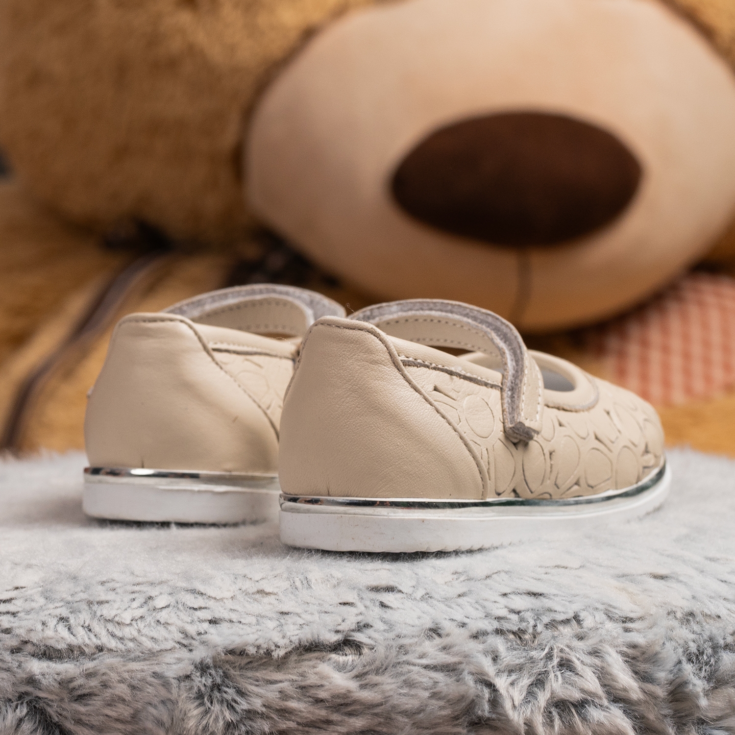 Baby ballerinas PONKI QUITY BEIGE №21-25