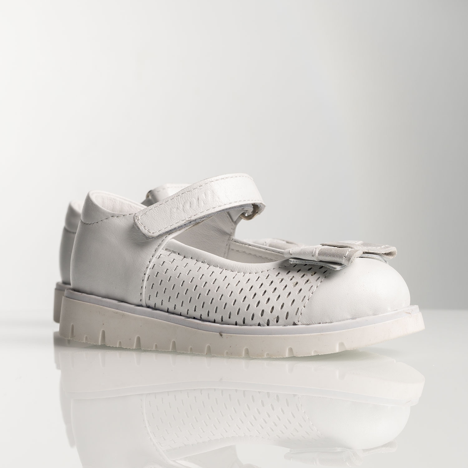 Baby Flatsy Baby ballet flats PONKI Elegance New White №22-25