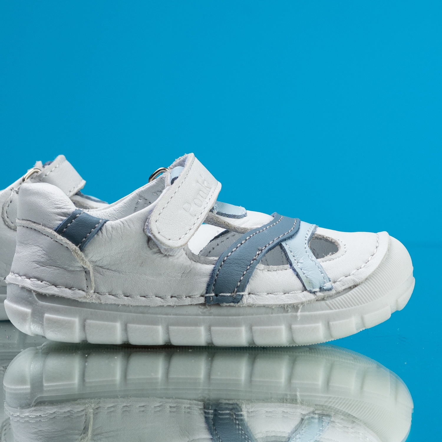 Baby barefoot sandals PONKI BAREFOOT SPLEAR WHITE №19-21