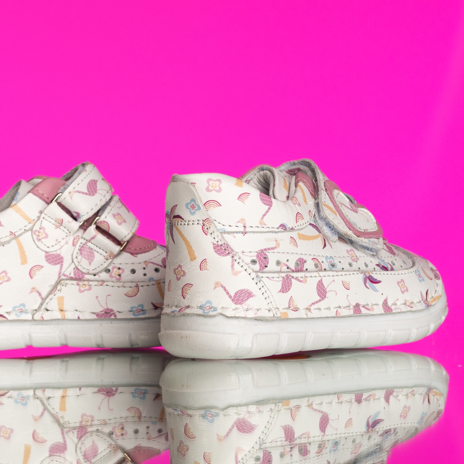 Baby Barefoot Shoes PONKI BAREFOOT Cuddler Flamingo №19-22