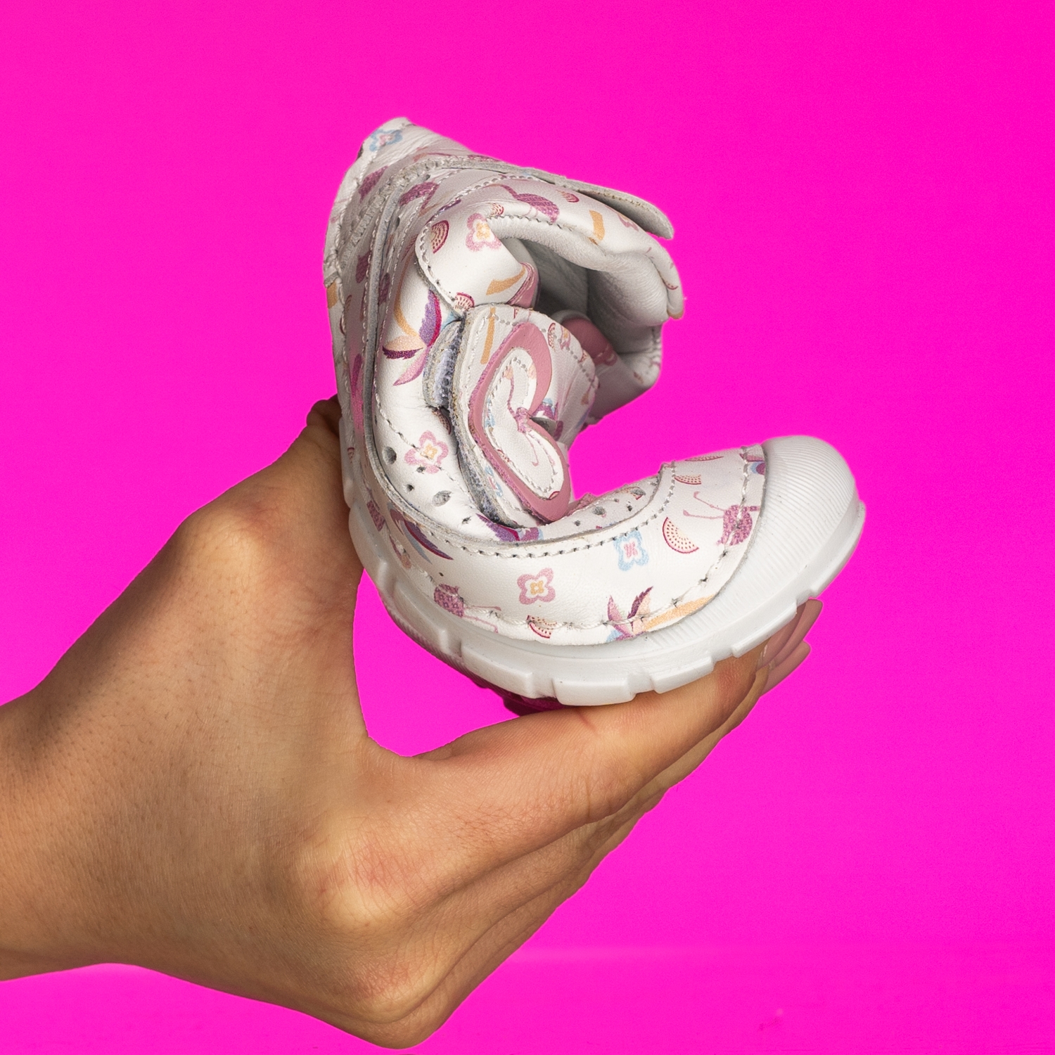 Baby Barefoot Shoes PONKI BAREFOOT Cuddler Flamingo №19-22