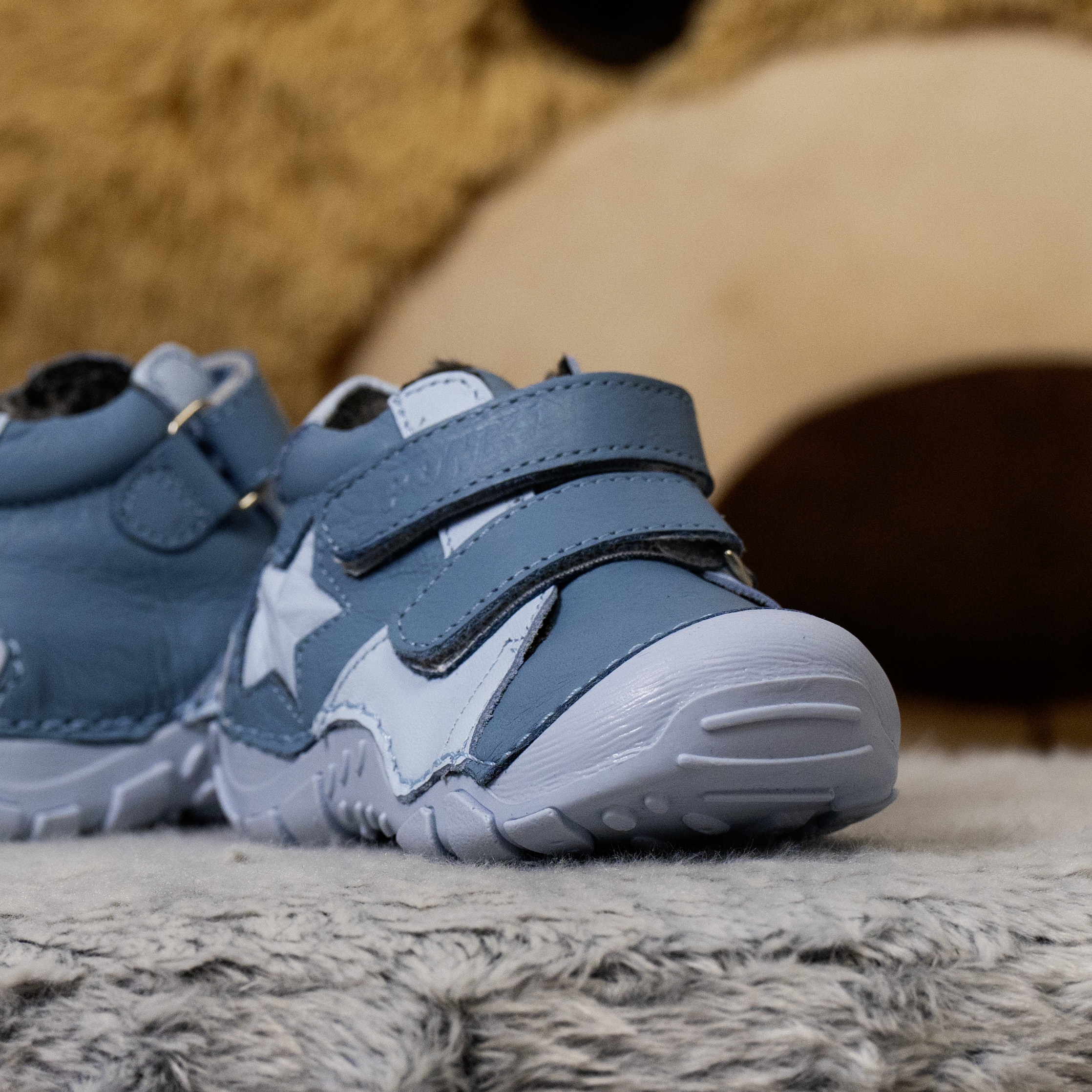 Baby boots PONKI BAREFOOT ASTRO SKYBLUE №19-21