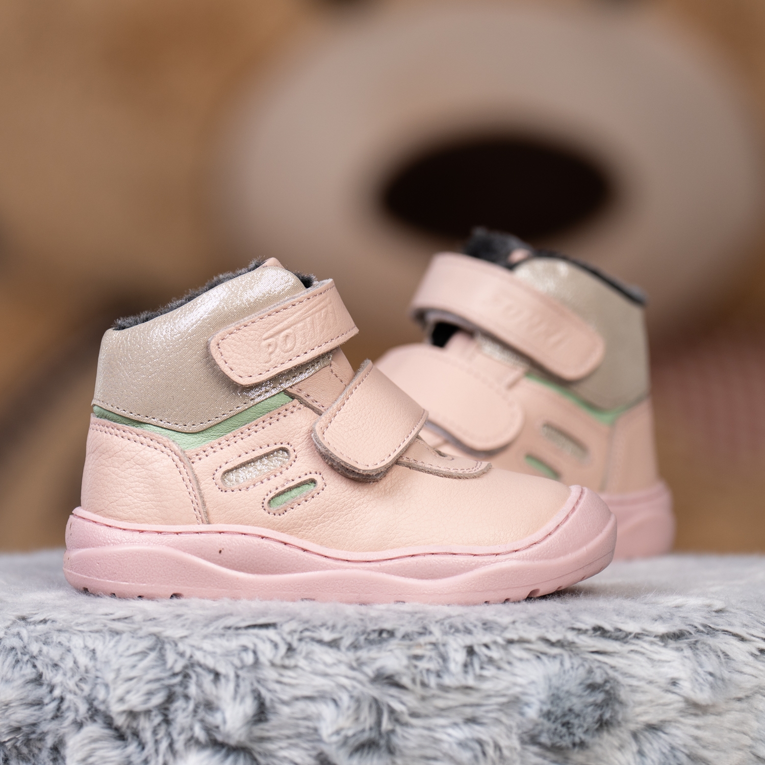 Baby Boots PONKI Delore Powder-Green №19-21