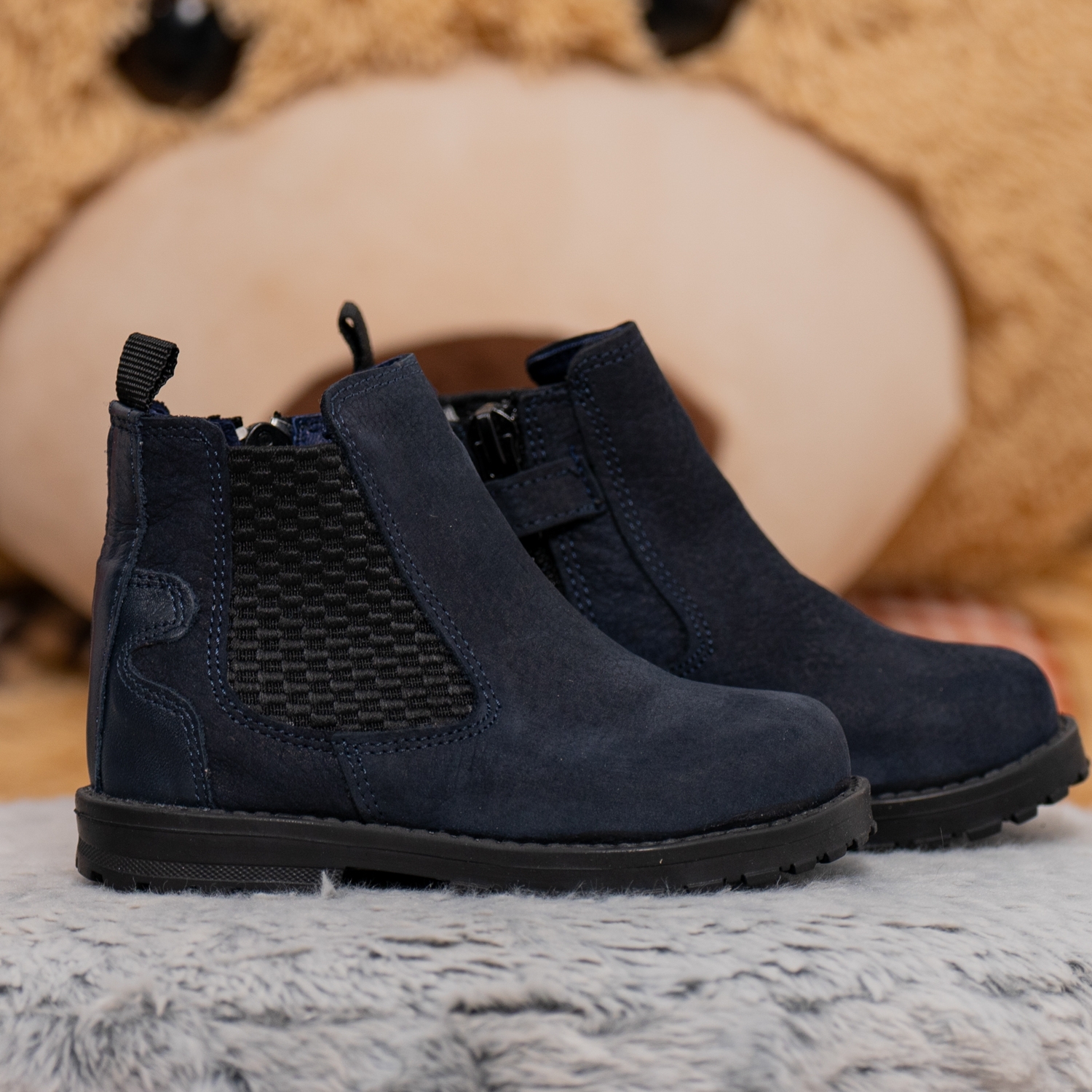 Baby boots PONKI Felnir Darkblue-nub №21-25