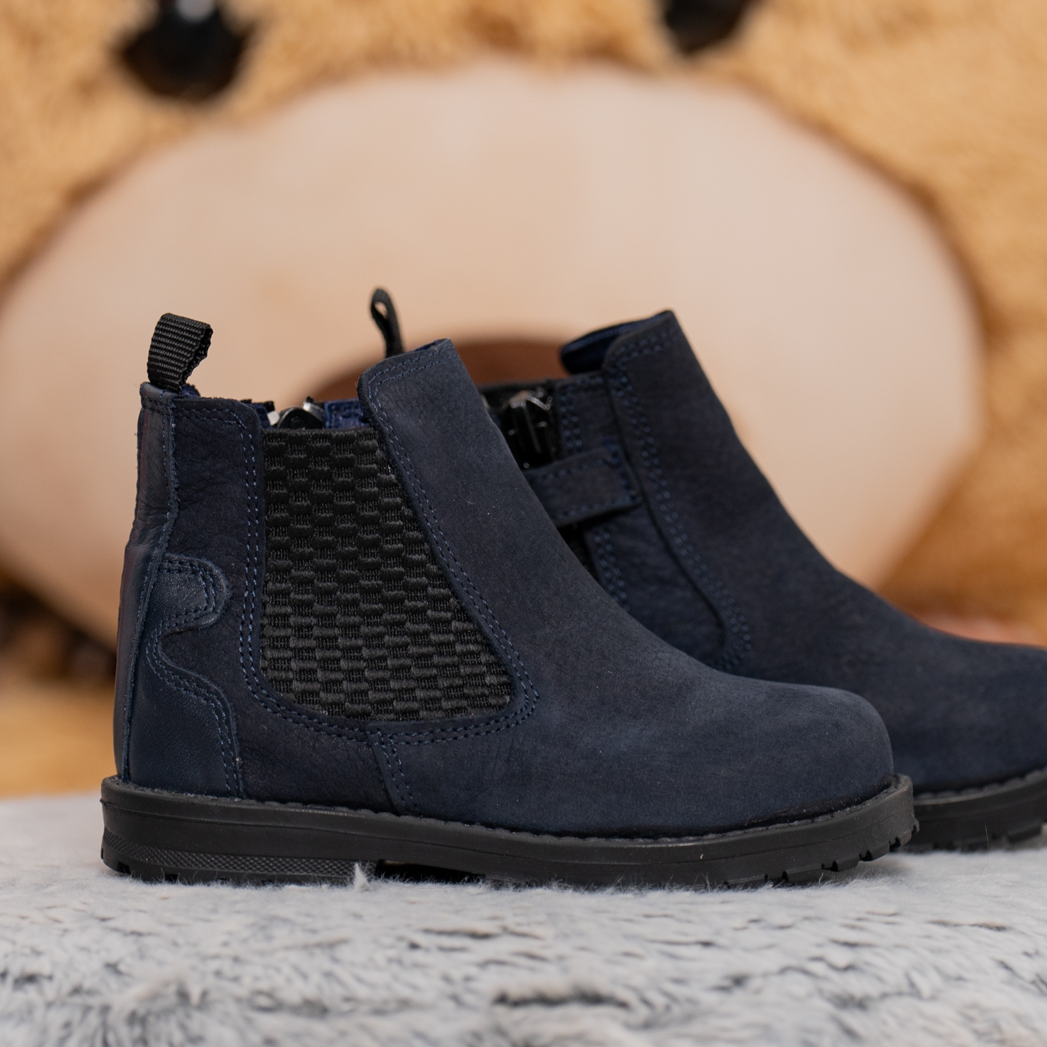 Baby boots PONKI Felnir Darkblue-nub №21-25