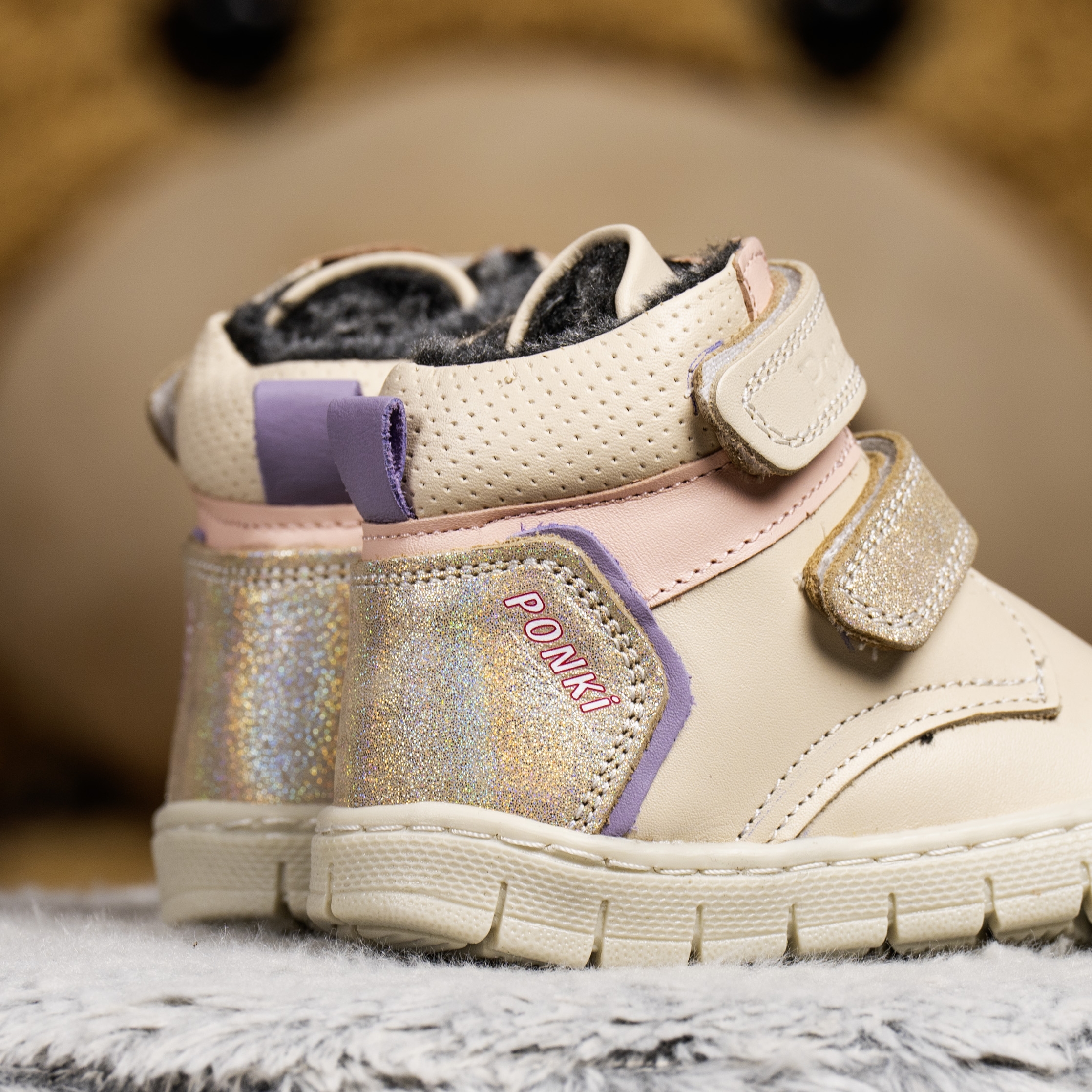 Baby boots PONKI JEST BEIGE №20-21