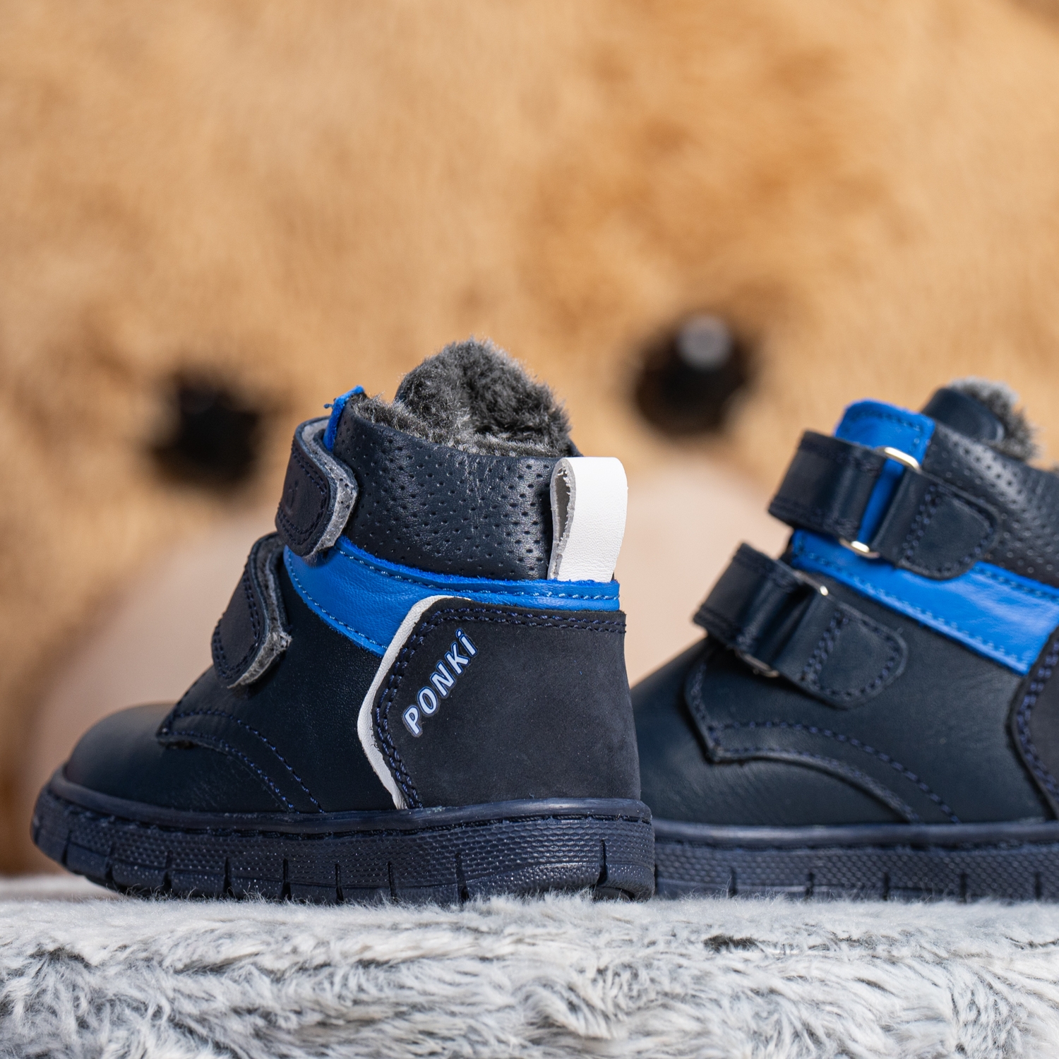 Baby boots PONKI JEST DARK BLUE  №20-21