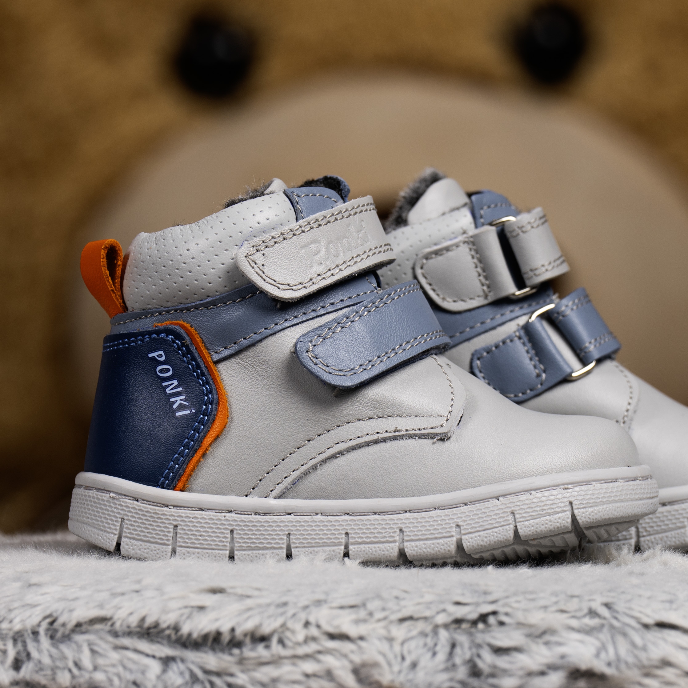 Baby boots PONKI JEST GREY №20-21
