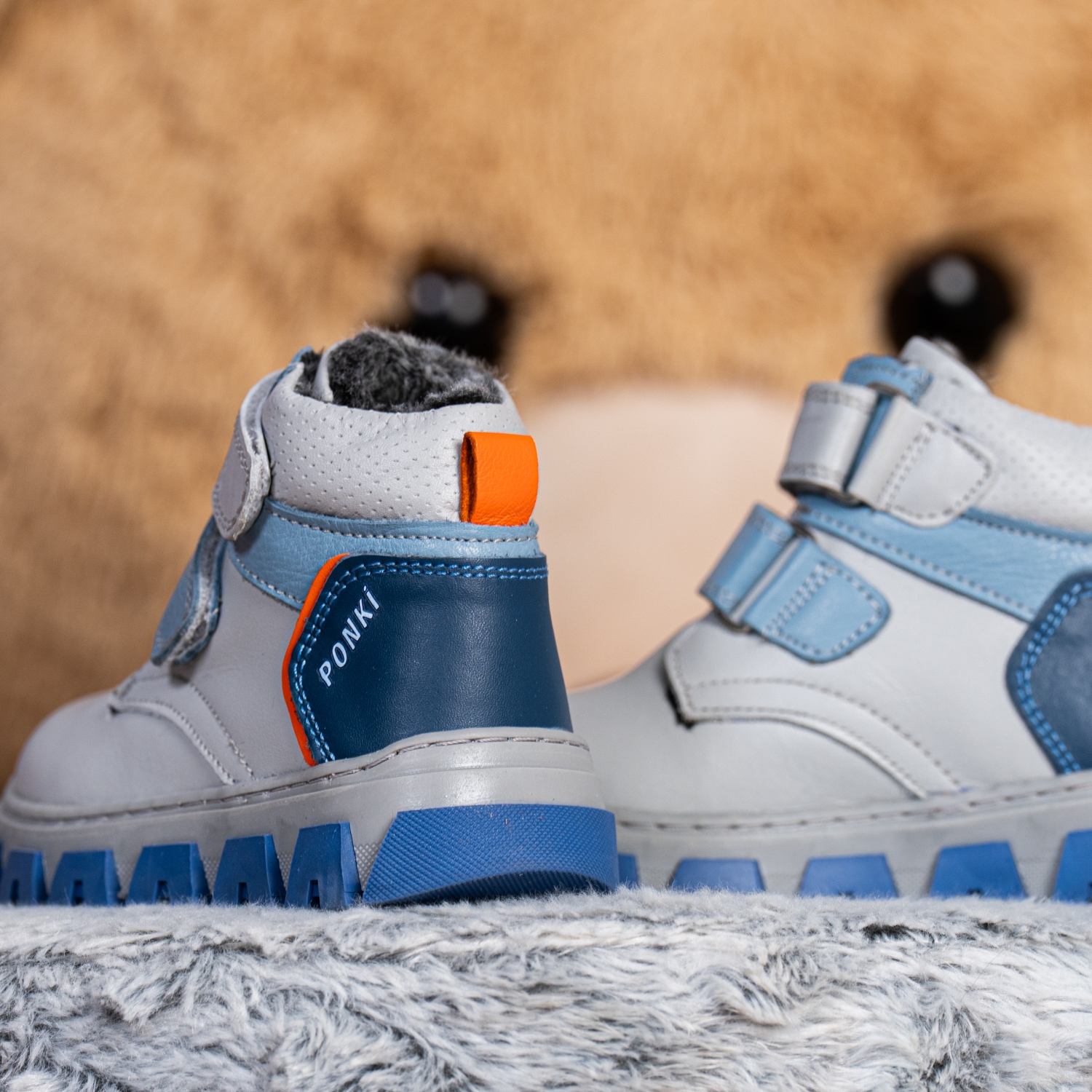 Baby boots PONKI JEST GREY №22-25