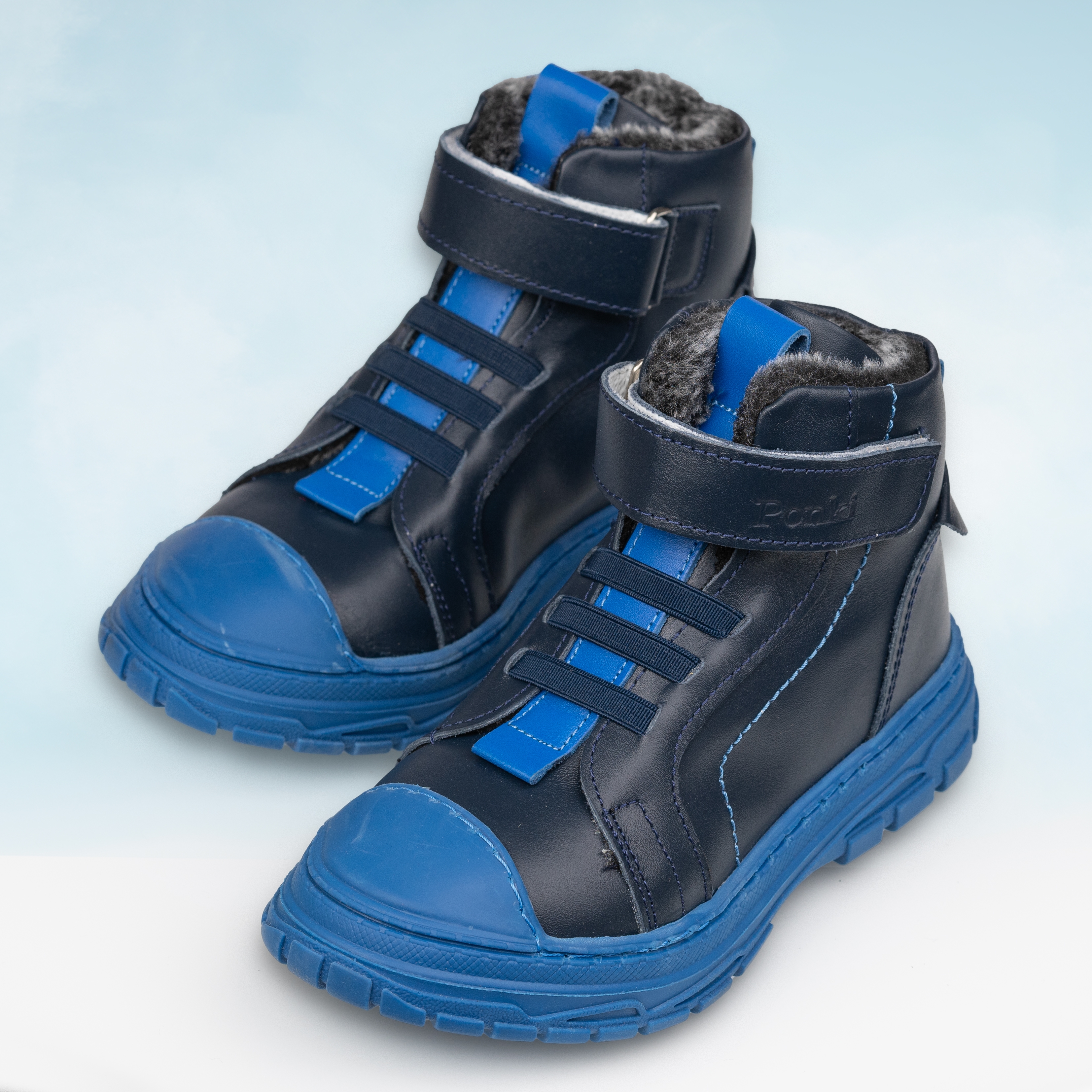 Baby boots PONKI SUPER Funk Darkblue-Sax №26-30