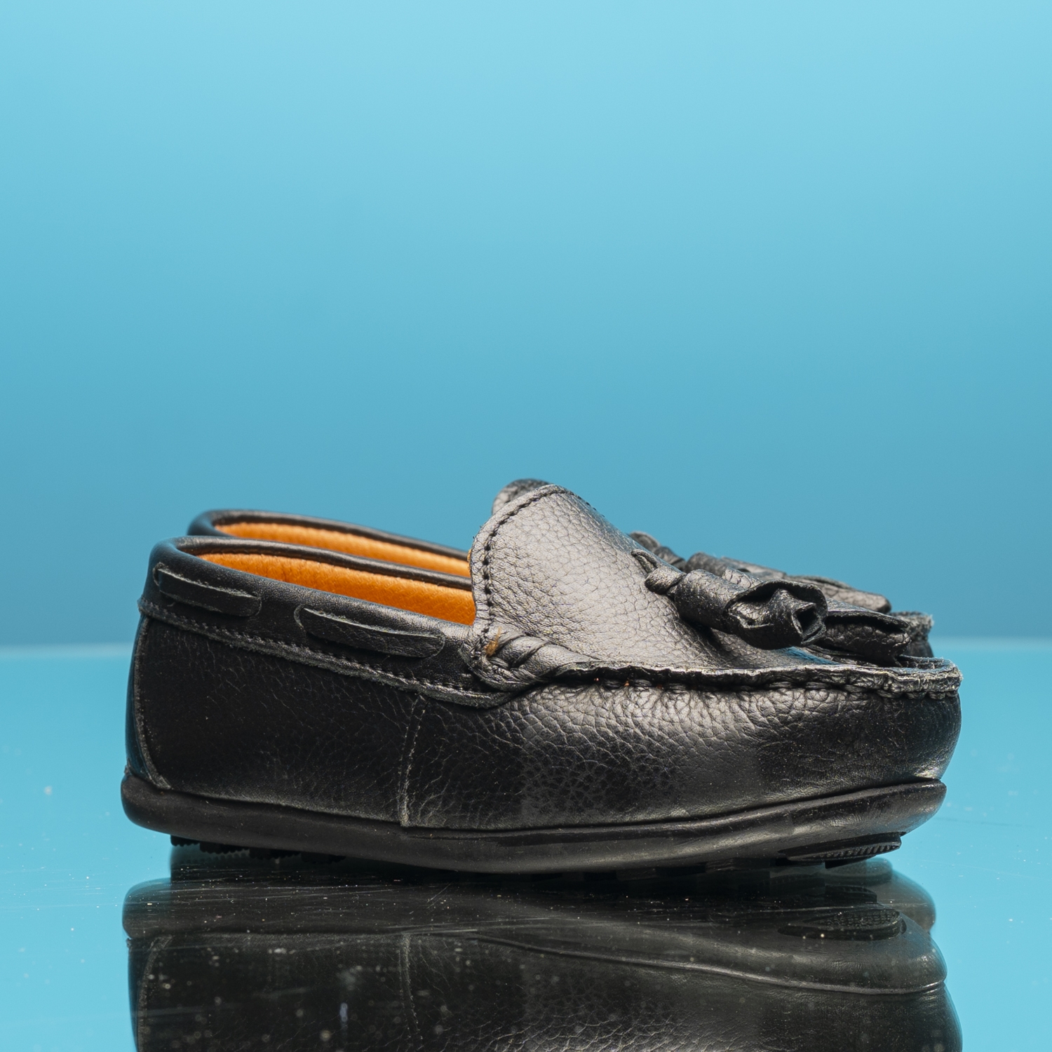 Baby moccasins PONKI ELEGANTE DARKBLUE №22-25
