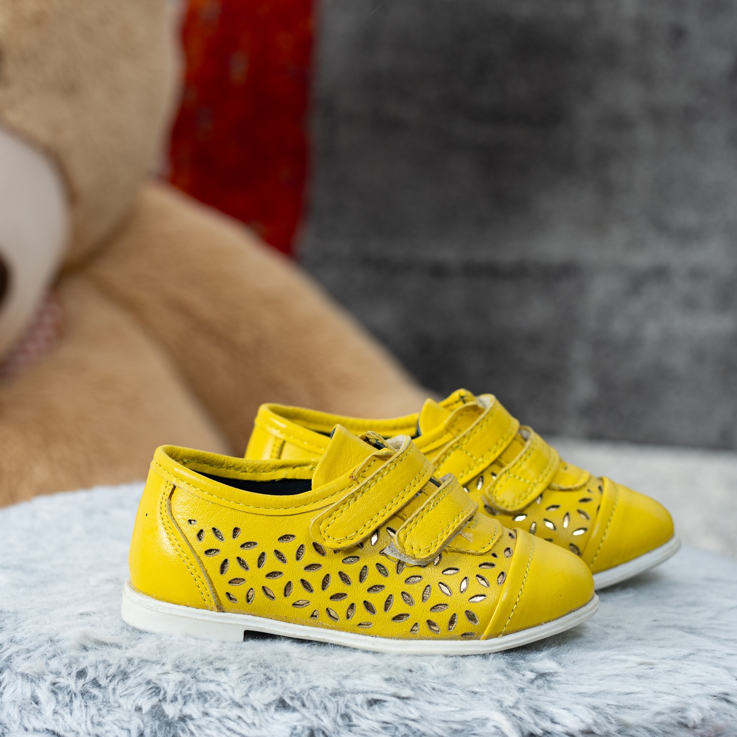 Baby’s Sport-elegant shoes PONKI Yellow №22-25