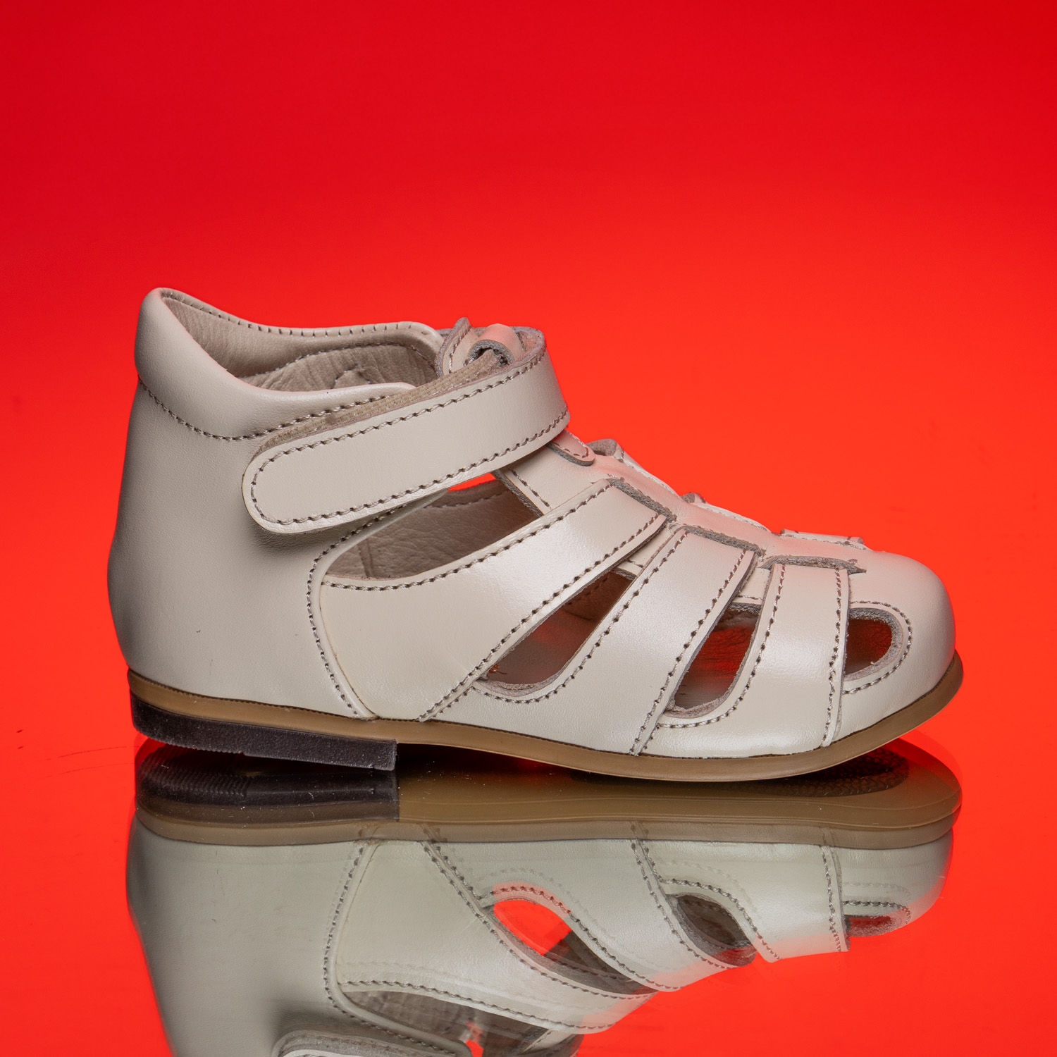 Baby Sandals Bebbini SARO Beige Size 19-25